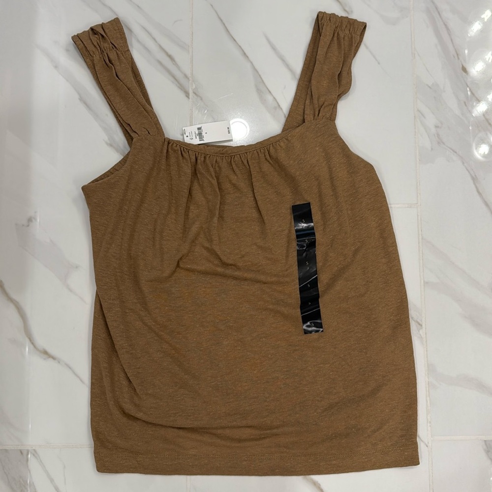 Banana Republic Factory camel tank NWT